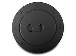 RedRock Fuel Door Cover; Matte Black (99-06 Silverado 1500 Fleetside)