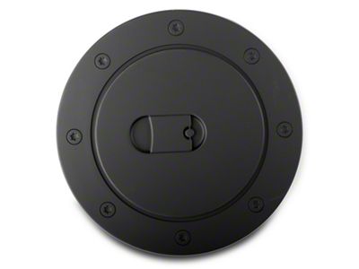RedRock Fuel Door Cover; Matte Black (99-06 Silverado 1500 Fleetside)