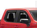 RedRock In-Channel Window Deflectors (19-25 Silverado 1500 Crew Cab)