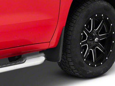 RedRock Molded Mud Guards; Front and Rear (19-25 Silverado 1500 w/o Factory Fender Flares)