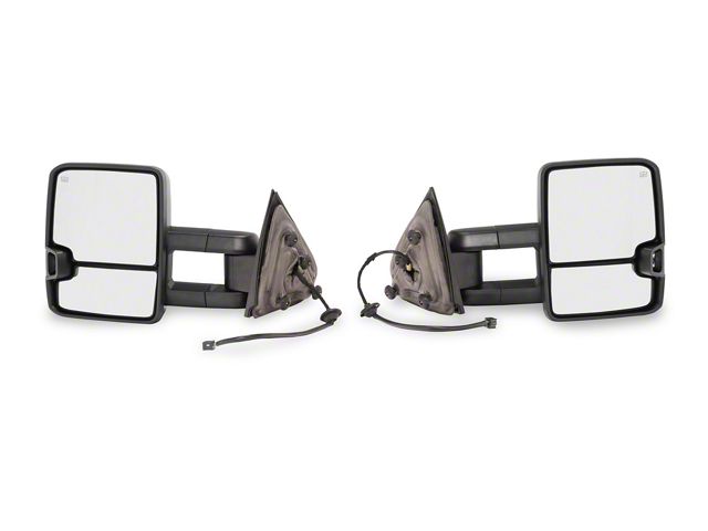 RedRock Powered Heated Towing Mirrors with LED Turn Signals (14-18 Silverado 1500)