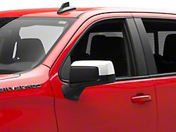 RedRock Standard Mirror Covers; Chrome (19-25 Silverado 1500)