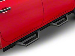 RedRock TC2 Drop Step Running Boards; Textured Black (20-25 Silverado 2500 HD Crew Cab)