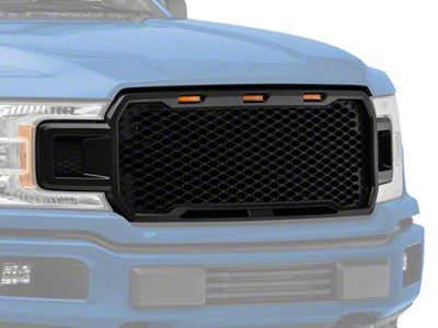 RedRock Baja Upper Replacement Grille with LED Lighting (18-20 F-150, Excluding Raptor)