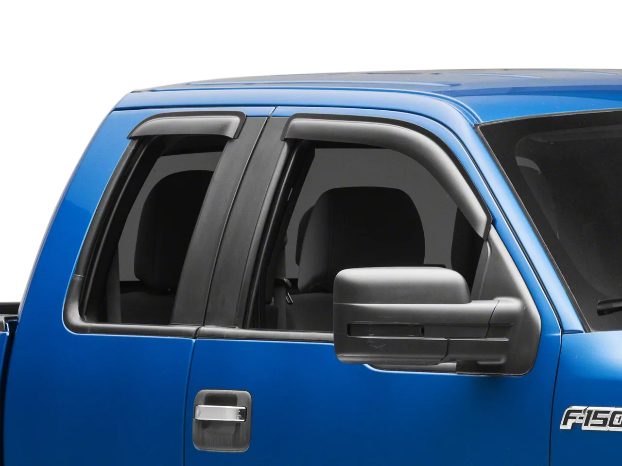 F-150 in-Channel Window Deflectors (04-14 F-150 SuperCab) - Free Shipping