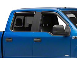 SpeedForm Window Deflectors; Front and Rear; Smoked (15-24 F-150 SuperCrew)