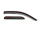 RedRock Window Deflectors; Front and Rear; Smoked (14-18 Silverado 1500 Double Cab)