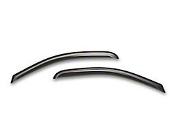 RedRock Window Deflectors; Front; Smoked (14-18 Silverado 1500 Regular Cab)