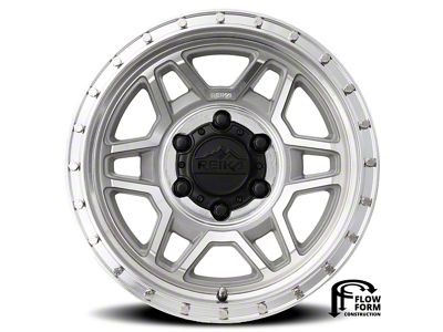 Reika R40 Trooper Machined Clear 6-Lug Wheel; 17x9; -12mm Offset (07-13 Sierra 1500)