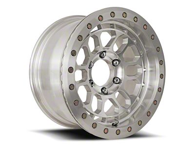 Reika R35B Rambler Beadlock Machined 6-Lug Wheel; 17x9; -12mm Offset (07-13 Sierra 1500)