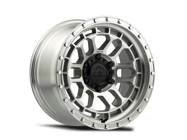 Reika R35 Rambler Machined Clear 6-Lug Wheel; 17x8.5; 0mm Offset (09-14 F-150)