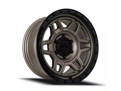 Reika R40 Trooper Bronze with Black Ring 6-Lug Wheel; 17x8.5; 0mm Offset (15-20 F-150)