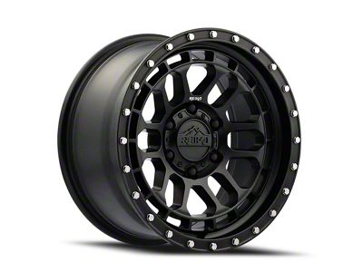Reika R35 Rambler Satin Black 6-Lug Wheel; 17x8.5; 0mm Offset (15-22 Canyon)
