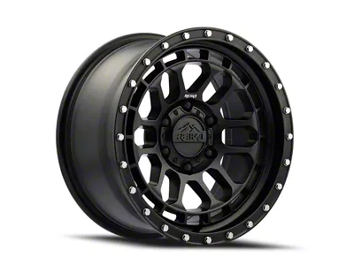 Reika R35 Rambler Satin Black 6-Lug Wheel; 17x8.5; 0mm Offset (15-22 Colorado)