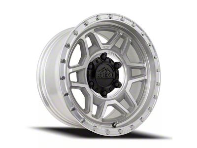 Reika R40 Trooper Machined Clear 6-Lug Wheel; 17x8.5; 0mm Offset (21-25 F-150)