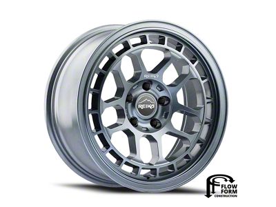 Reika R30 Drifter Graphite 5-Lug Wheel; 17x8; 20mm Offset (22-26 Maverick)