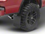 REK-mesh Universal Offset XL 12-Inch Wide Mud Flaps with Black Logo; Front or Rear (Universal; Some Adaptation May Be Required)