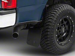 REK-mesh X Merica Universal Offset XL 11-Inch Wide Mud Flaps with Black Logo; Front or Rear (Universal; Some Adaptation May Be Required)