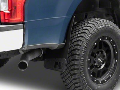 Merica Mud Flaps; Front or Rear; Black (Universal; Some Adaptation May Be Required)