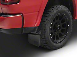6-Inch X-Merica Offset Mud Flaps; Front or Rear; Black (Universal; Some Adaptation May Be Required)