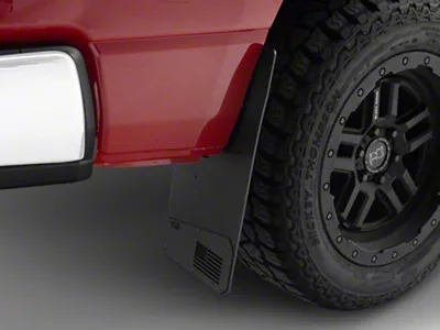 Merica Mud Flaps; Front or Rear; Black (Universal; Some Adaptation May Be Required)