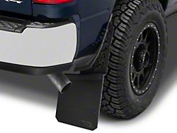 REK-mesh Universal Offset XL 12-Inch Wide Mud Flaps with Black Logo; Front or Rear (Universal; Some Adaptation May Be Required)