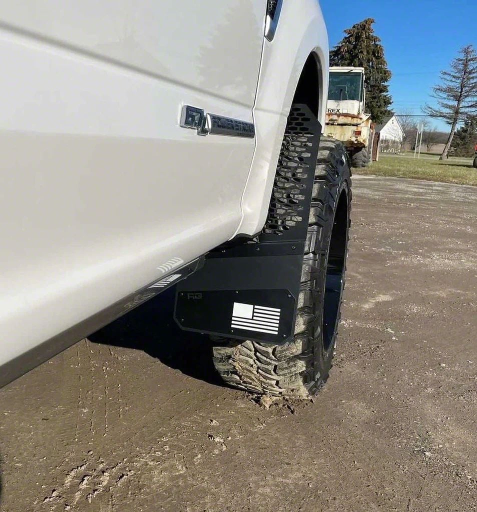 Rek Gen RAM 2500 12Inch XMerica Offset Mud Flaps; Front or Rear