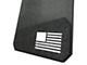 Rek Gen Merica Mud Flaps; Front or Rear; White (Universal; Some Adaptation May Be Required)