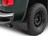 6-Inch X-Merica Offset Mud Flaps; Front or Rear; Black (Universal; Some Adaptation May Be Required)
