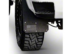 Rek Gen Merica Mud Flaps; Rear; Gray (15-19 Sierra 2500 HD)