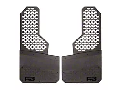 Rek Gen 6-Inch Rek Mesh Offset Mud Flaps; Front or Rear; Black (Universal; Some Adaptation May Be Required)