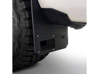 Rek Gen Merica Mud Flaps; Front or Rear; Black (Universal; Some Adaptation May Be Required)