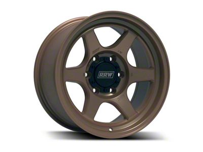 Relations Race Wheels RR2-S Matte Bronze 6-Lug Wheel; 17x8.5; 0mm Offset (07-13 Sierra 1500)