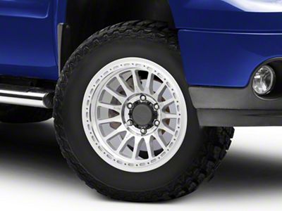 Relations Race Wheels RR7-H Flow Form Brushed Aluminum 6-Lug Wheel; 17x8.5; -12mm Offset (07-13 Sierra 1500)