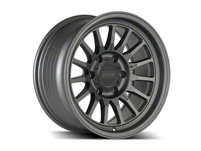Relations Race Wheels RR7-S Matte Gunmetal 6-Lug Wheel; 17x8.5; -25mm Offset (07-13 Sierra 1500)