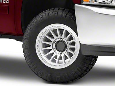 Relations Race Wheels RR7-H Flow Form Brushed Aluminum 6-Lug Wheel; 17x8.5; -25mm Offset (07-13 Silverado 1500)