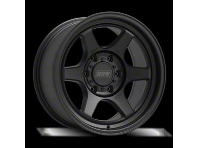Relations Race Wheels RR2-S Matte Black 6-Lug Wheel; 17x8.5; -25mm Offset (07-14 Yukon)
