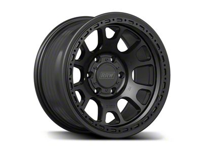 Relations Race Wheels RR5-H Matte Black 6-Lug Wheel; 17x8.5; -25mm Offset (14-18 Sierra 1500)
