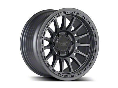 Relations Race Wheels RR7-H Matte Gunmetal 6-Lug Wheel; 17x8.5; -25mm Offset (14-18 Sierra 1500)