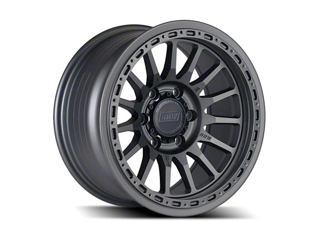 Relations Race Wheels RR7-H Flow Form Matte Gunmetal 6-Lug Wheel; 17x8.5; 0mm Offset (14-18 Silverado 1500)