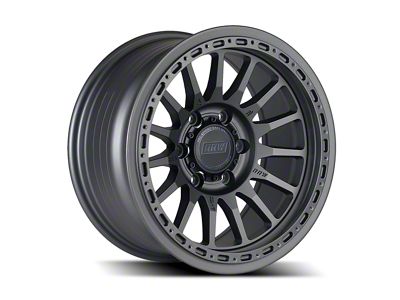 Relations Race Wheels RR7-H Flow Form Matte Gunmetal 6-Lug Wheel; 17x8.5; -12mm Offset (14-18 Silverado 1500)