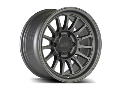 Relations Race Wheels RR7-S Matte Gunmetal 6-Lug Wheel; 17x8.5; -25mm Offset (14-18 Silverado 1500)
