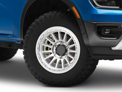 Relations Race Wheels RR7-H Flow Form Brushed Aluminum 6-Lug Wheel; 17x8.5; 0mm Offset (24-25 Ranger)