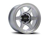 Relations Race Wheels RR2-S Brushed Aluminum 6-Lug Wheel; 17x8.5; 0mm Offset (99-06 Sierra 1500)