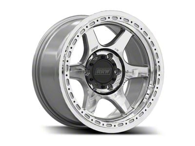 Relations Race Wheels RR2-H Brushed Aluminum 6-Lug Wheel; 17x8.5; -12mm Offset (99-06 Silverado 1500)