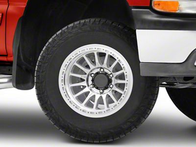 Relations Race Wheels RR7-H Flow Form Brushed Aluminum 6-Lug Wheel; 17x8.5; -25mm Offset (99-06 Silverado 1500)