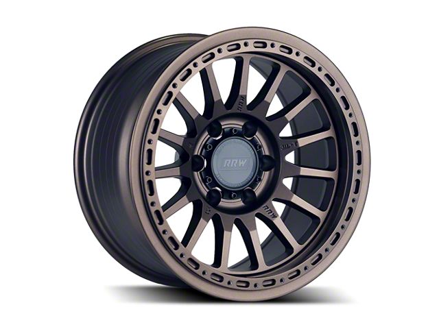 Relations Race Wheels RR7-H Flow Form Matte Bronze 6-Lug Wheel; 17x8.5; -12mm Offset (99-06 Silverado 1500)