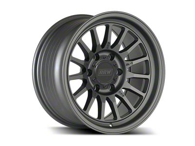 Relations Race Wheels RR7-S Matte Gunmetal 6-Lug Wheel; 17x8.5; 0mm Offset (23-26 Colorado)
