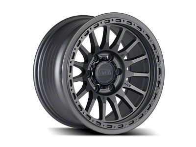Relations Race Wheels RR7-H Flow Form Matte Gunmetal 6-Lug Wheel; 17x8.5; 0mm Offset (19-23 Ranger)