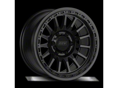 Relations Race Wheels RR7-H Matte Black 6-Lug Wheel; 17x8.5; 25mm Offset (24-26 Ranger)